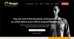 Desktop Screenshot of hexagonsearch.com